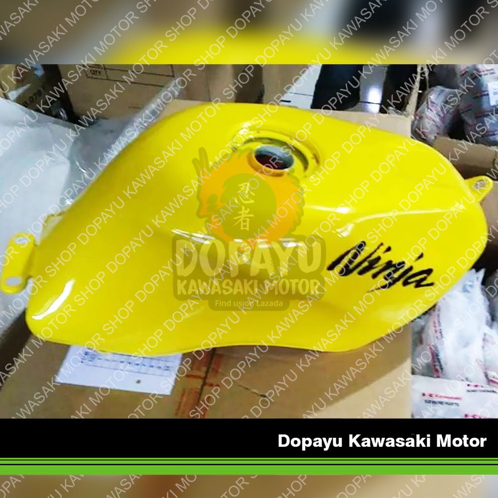 Jual Tangki Atau Tengki Ninja Rr New Warna Kuning Original Kawasaki