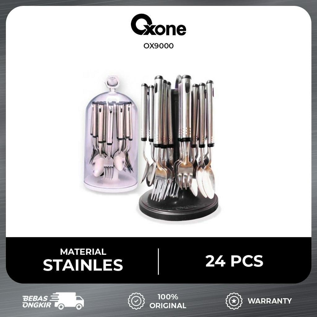 Jual Oxone OX9000 Sendok Makan Set Cutlery Set Stainless Steel 24 Pcs