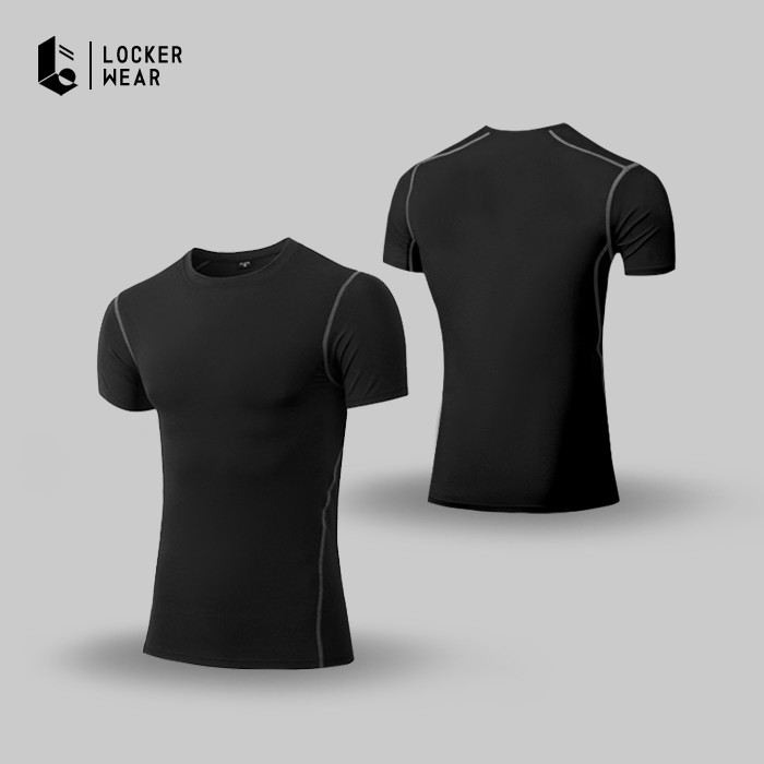 Jual Manset Baselayer Pro Combat Lengan Pendek Baju Olahraga Sport