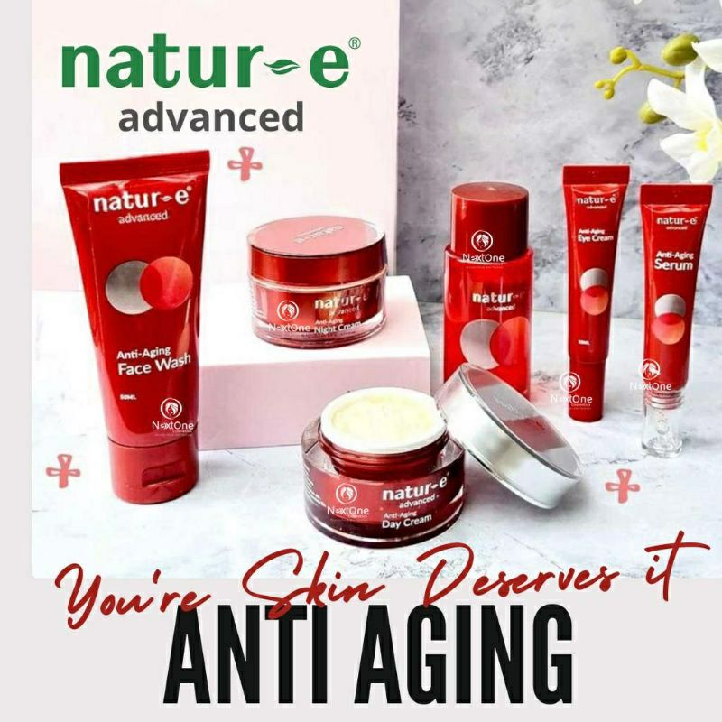 Jual Natur E Advanced Anti Aging Day Cream L Night Cream L Eye Cream L