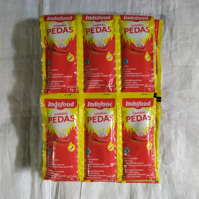 Jual Sambal Pedas Indofood Sachet Pcs Shopee Indonesia