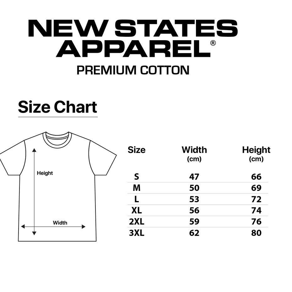 Jual Harga Spesial 917 PART 1 Kaos Polos New States Apparel Premium