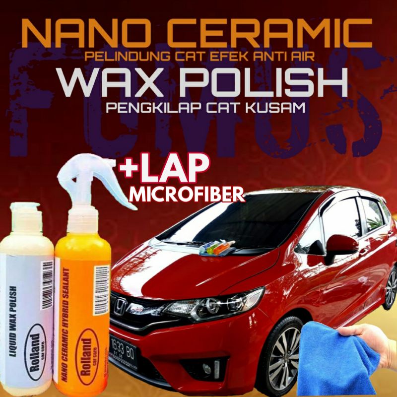 Jual Nano Ceramic Pengkilap Mobil Motor Coating Bodi Body Cat Rolland