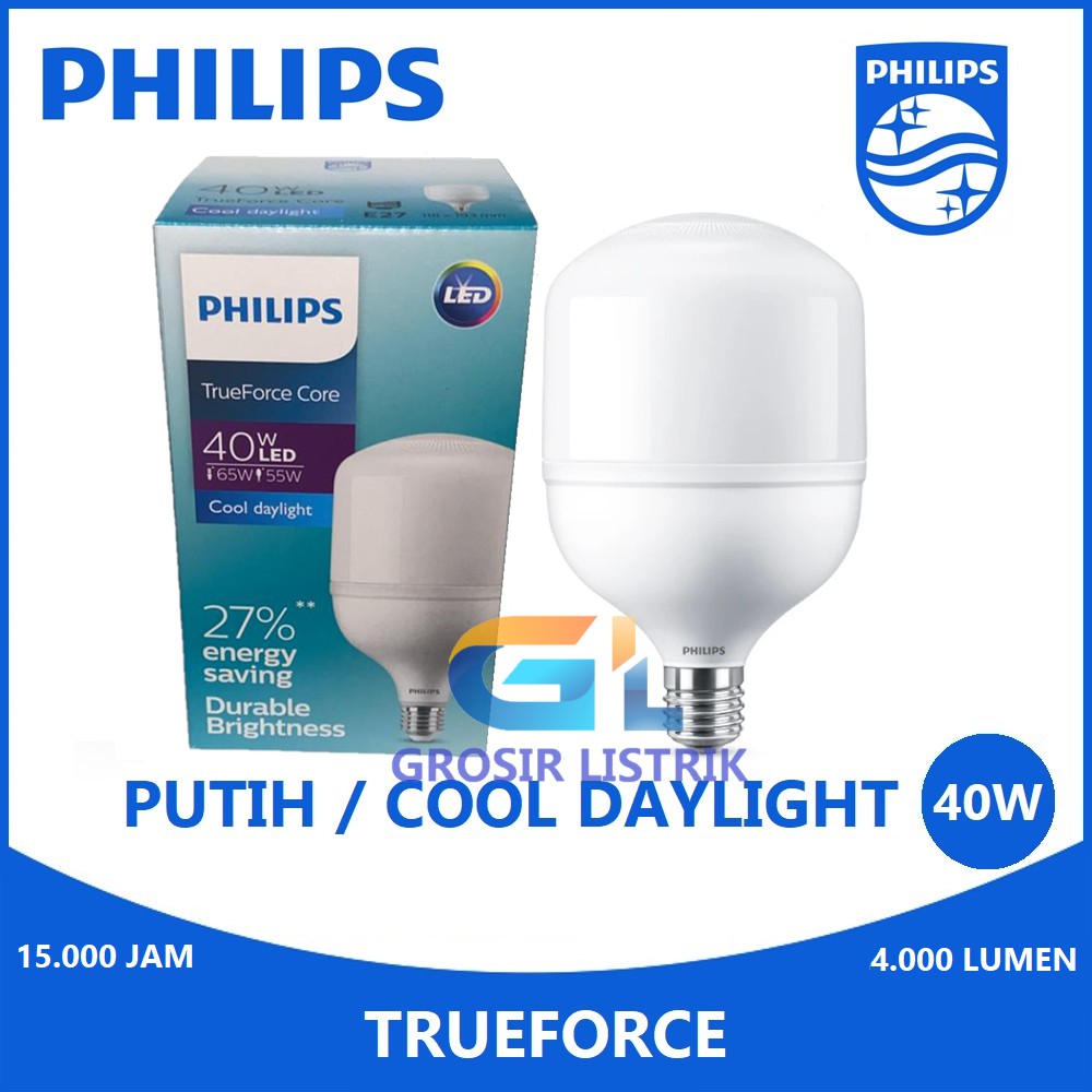 Jual Lampu Philips Led Trueforce W Putih Cool Daylight K Gn