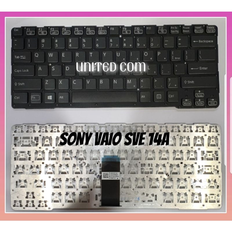 Jual KEYBOARD SONY VAIO SVE 14A SVE 14A SVE14A BLACK Shopee Indonesia