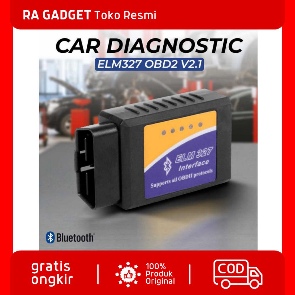 Jual Diagmall Car Diagnostic ELM327 Bluetooth OBD2 V2 1 Test Tool