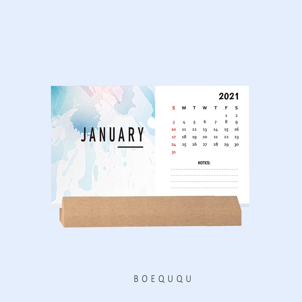 Jual Kalender Meja Kayu Kalender Meja Portable 2024 Calendar Post