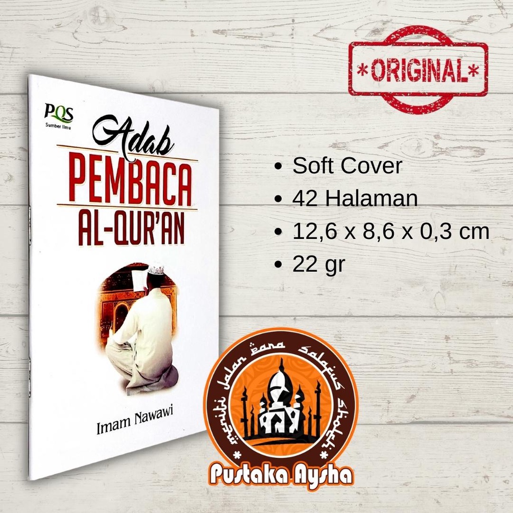 Jual Adab Pembaca Al Quran PQS Pustaka Aysha Shopee Indonesia