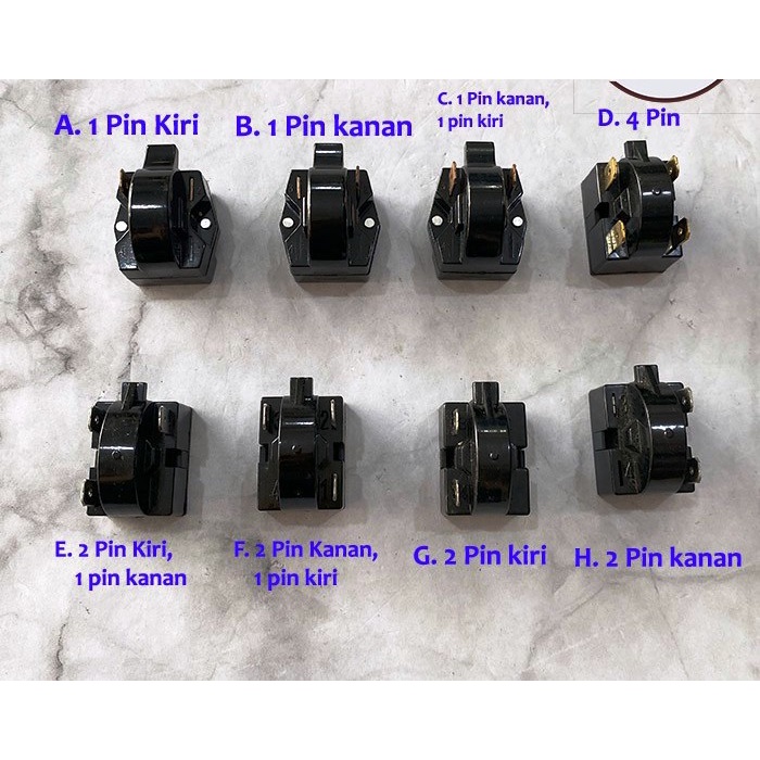 Jual PTC Relay Kulkas Relay PTC Kulkas 1 Kaki Pin 2 Kaki Pin 3 Kaki