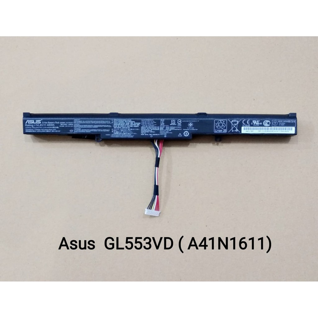 Jual ORIGINAL BATTERY BATERAI LAPTOP ASUS GL553VD FX553VD A41N1611