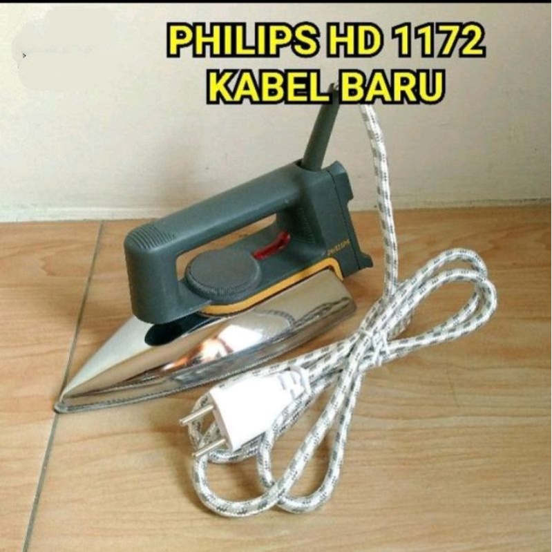 Jual SETRIKA PHILIPS HD 1172 CLSSIC SECOND BERKUALITAS Shopee Indonesia