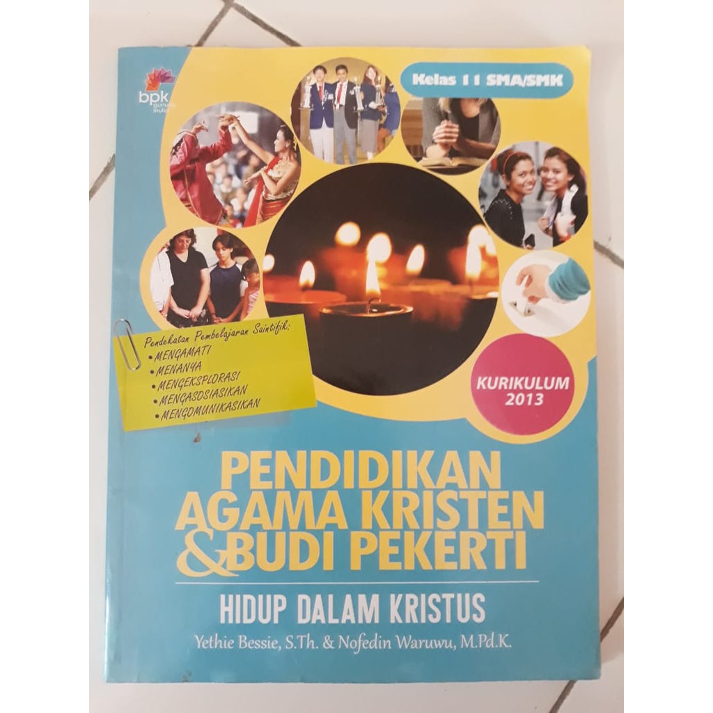 Jual Buku Paket Pendidikan Agama Kristen Dan Budi Pekerti Bpk Gunung