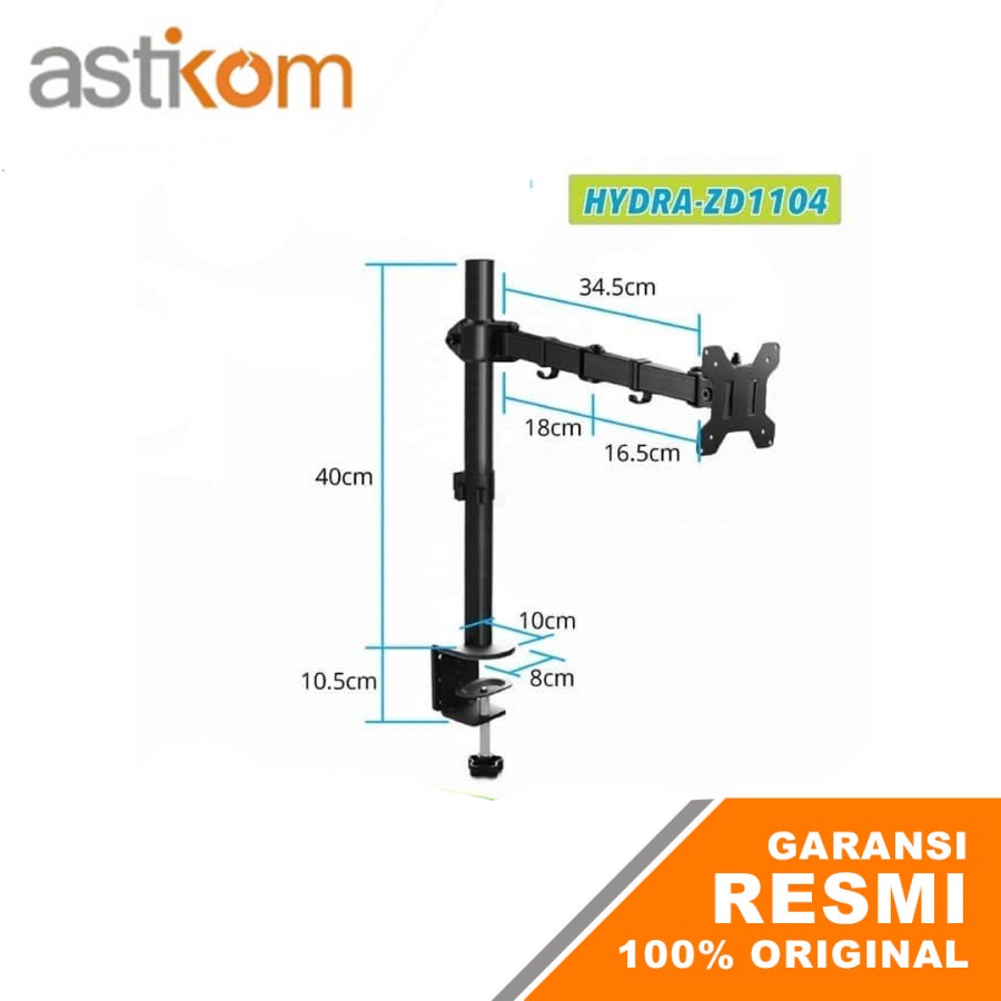 Jual Oximus Hydra Zd Bracket Jepit Meja Lcd Led Tv Monitor