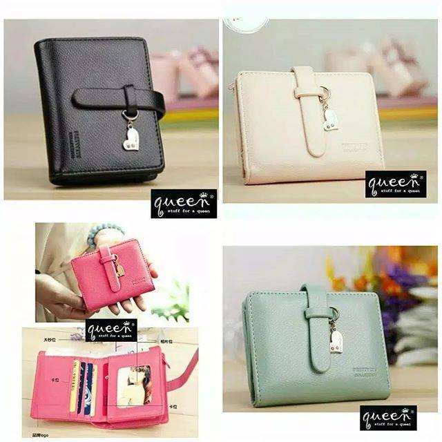 Jual Dompet Wanita Lucu Elegan Bahan Taiga Ukuran 20x20 Warna Ungu