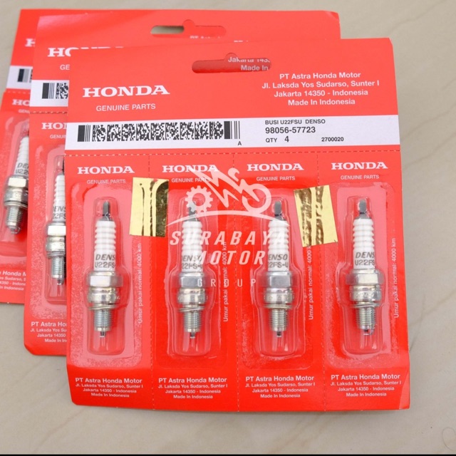 Jual Busi Motor U Fsu Ahm Honda Pendek Grand Supra Pnp Mio Jupiter