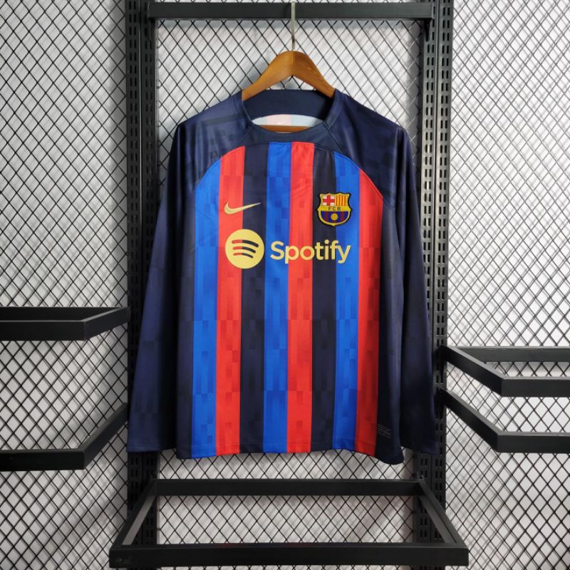 Jual JERSEY BARCELONA HOME LENGAN PANJANG NEW 2022 2023 GRADE ORI