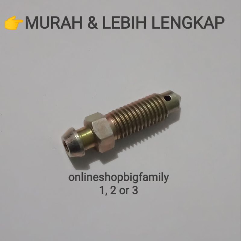 Jual BAUT NEPEL ANGIN CALLIPER YAMAHA M7 DRAT 11 Shopee Indonesia