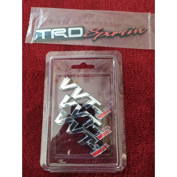 Jual Paket Emblem VVT I Dan Trd Sportivo Shopee Indonesia