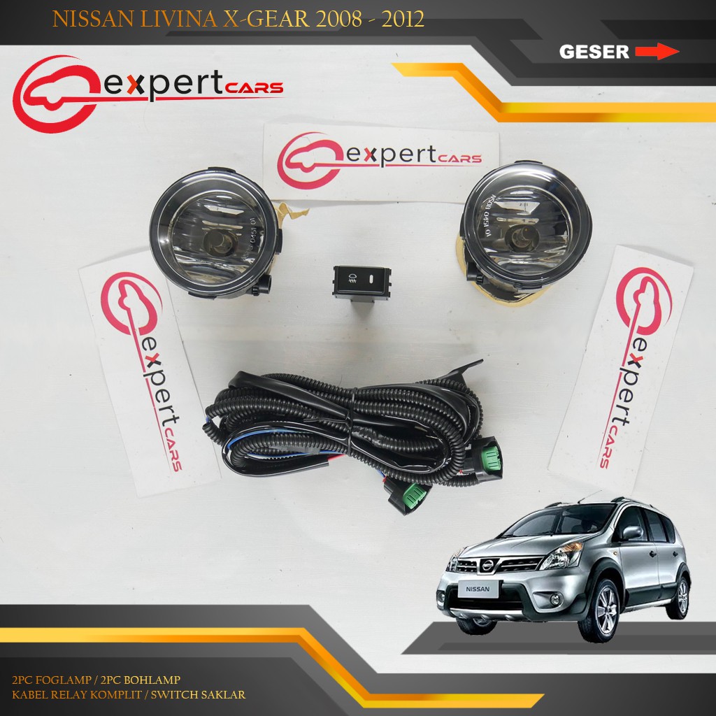 Jual FOGLAMP LAMPU KABUT NISSAN LIVINA XGEAR 2008 2009 2010 2011 2012