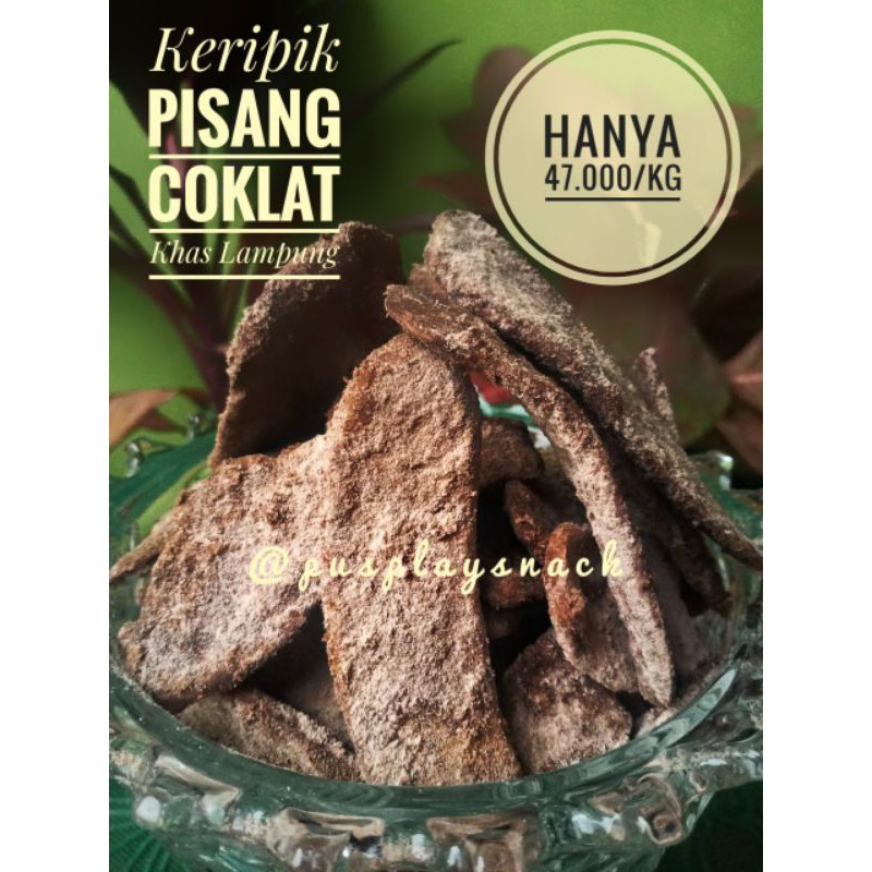 Jual Keripik Pisang Coklat Khas Lampung Kripik Pisang Cokelat Lampung