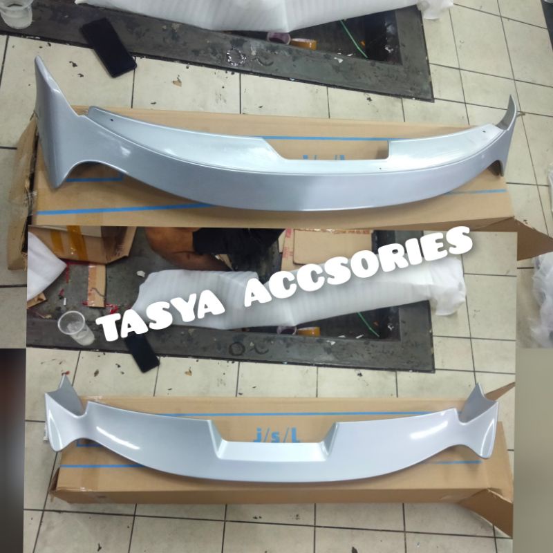 Jual Spoiler Mitsubishi Xpander Model Mugen Warna Silver Shopee Indonesia