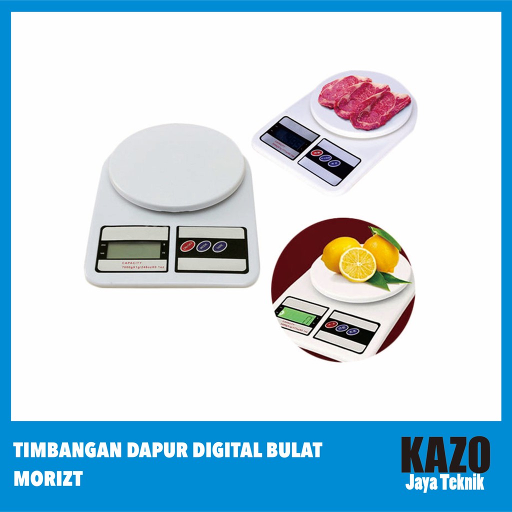 Jual Timbangan Dapur Digital Bulat SF 400 Timbangan Kue Barang 5KG