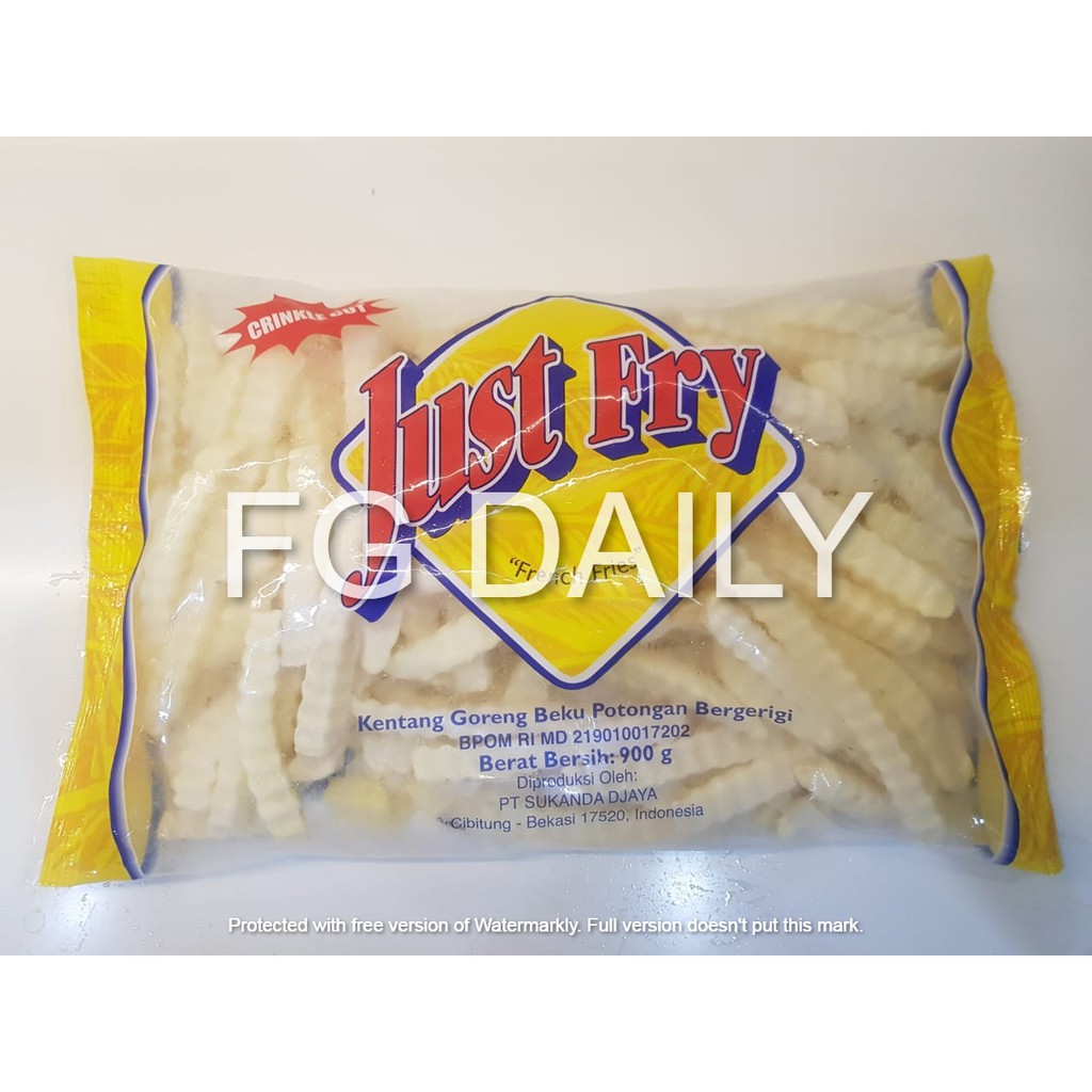 Jual KENTANG GORENG FRENCH FRIES CRINGCLECUT JUST FRY KENTANG GORENG