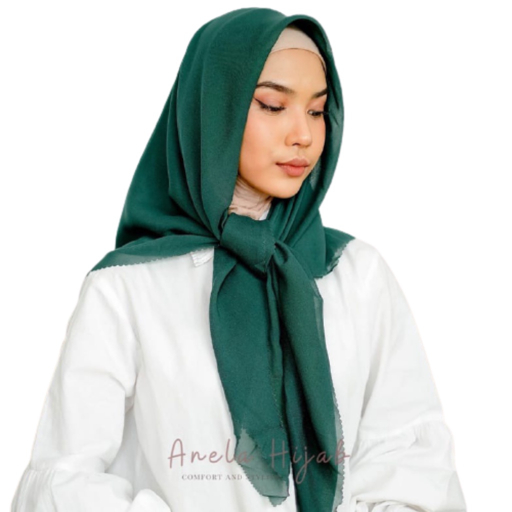 Jual MALAYU HIJAB Kerudung Hijab Jilbab Segiempat Bella Square Lasercut