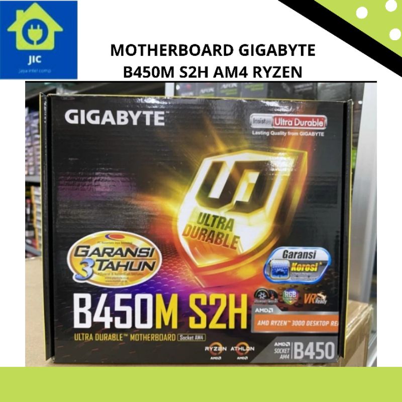 Jual Motherboard Gigabyte B M S H Am Ryzen Shopee Indonesia