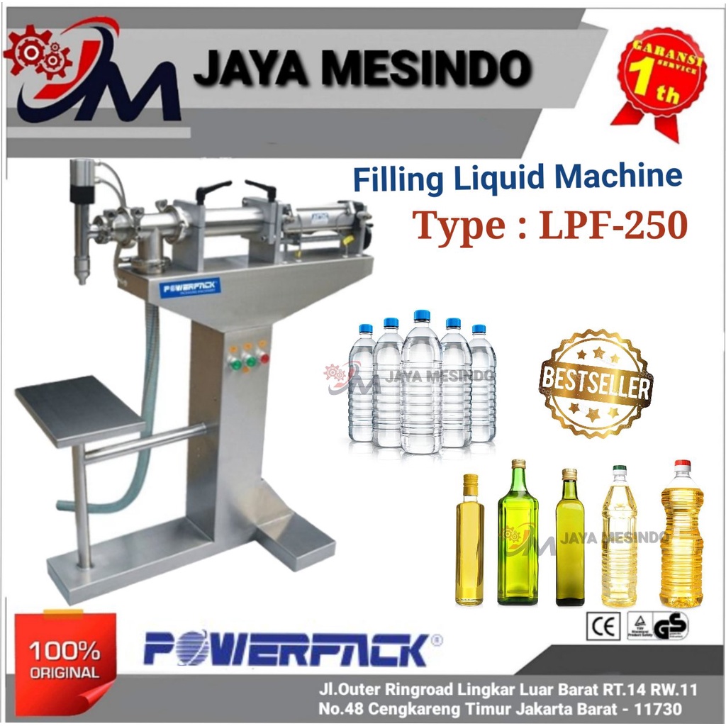 Jual Mesin Filling Pengisian Cairan Liquid Lpf Powerpack Shopee