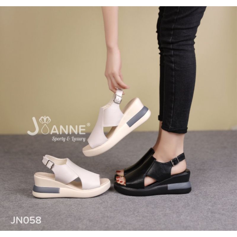 Jual Joanne Sandals Wedges Gunung Import Jn Shopee Indonesia