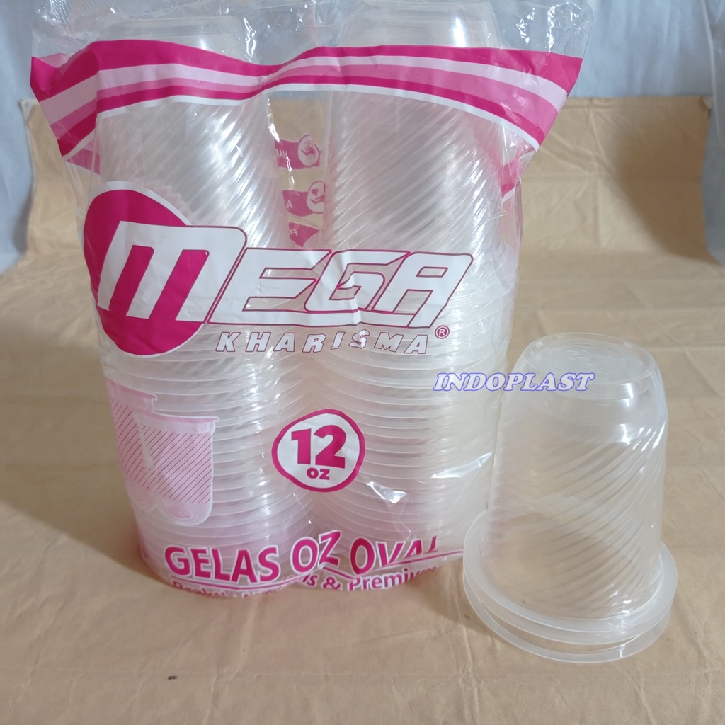 Jual Cup Plastik Gelas Plastik Cup Popice Cup Ovale Mega Isi Pcs