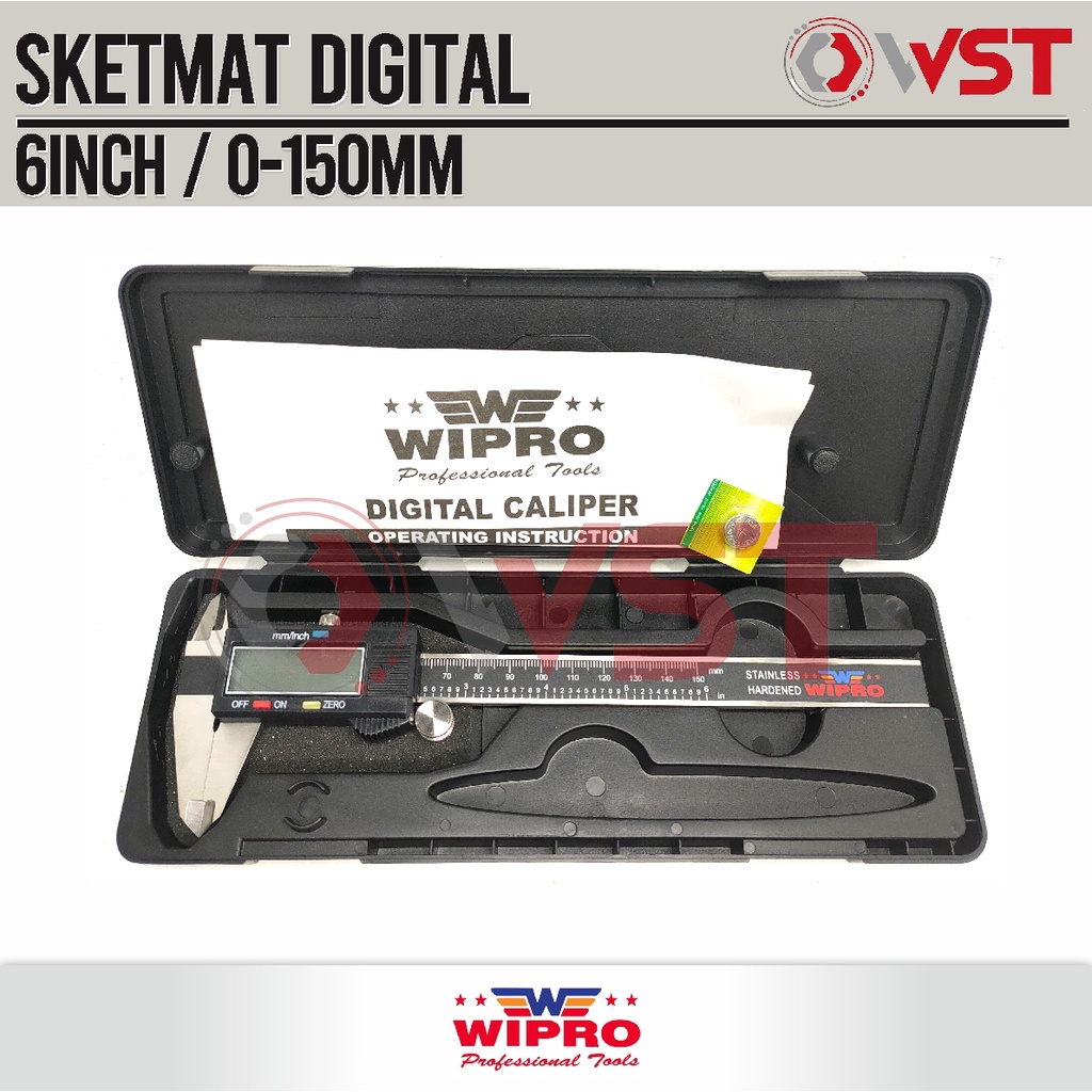 Jual WIPRO SKETMAT DIGITAL 6 6inch 0 150mm 0 01mm WP 150B Shopee