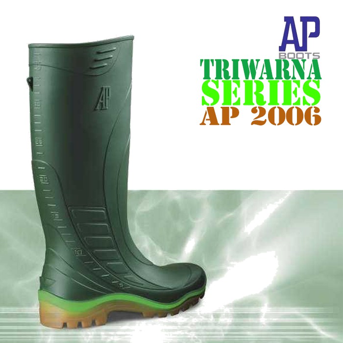 Jual Ap Boots Triwarna Sepatu Boot Ap Green Sepatu