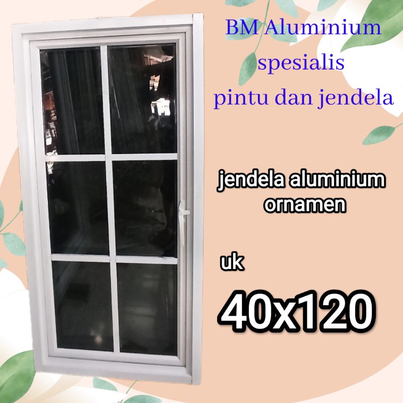 Jual Jendela Aluminium X Ornamen Casement Shopee Indonesia