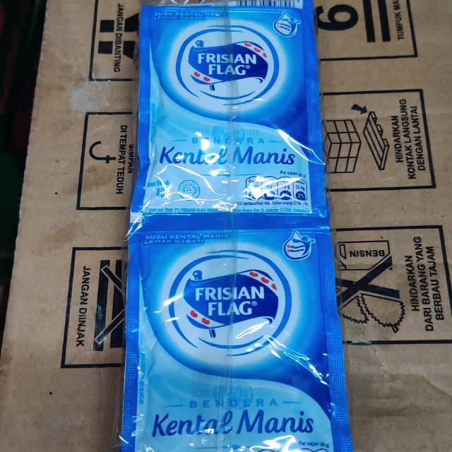 Jual Susu Bendera Kental Manis Sachet Frisian Flag Isi 6 X 40gr