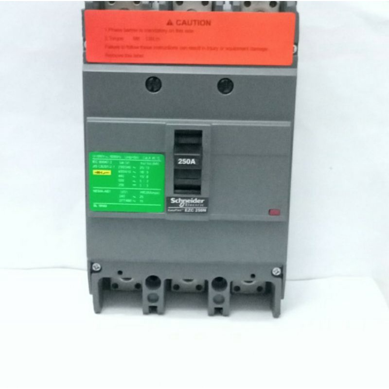 Jual MCCB EZC SCHNEIDER 250N 3 PHASE EASY PACT 125A 160A 200A 250A