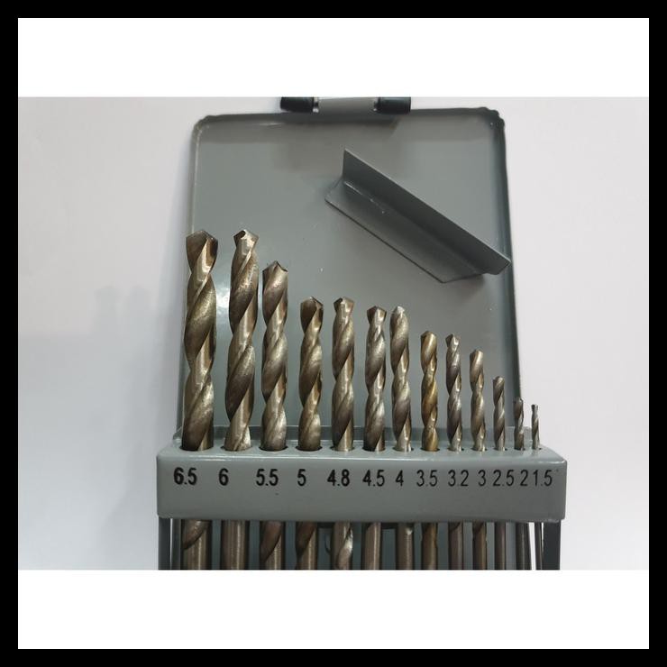 Jual Mata Bor Set Besi Dan Kayu Hss Pcs Drill Bits Fujiyama Shopee