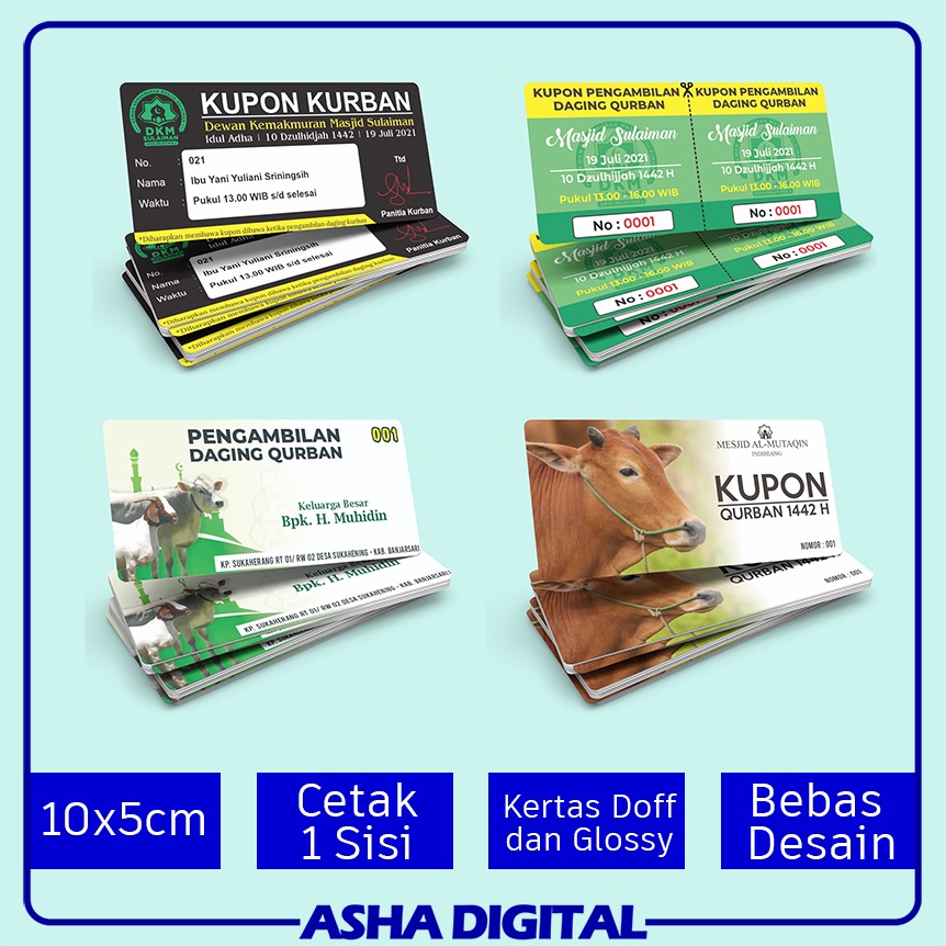 Jual Kupon Idul Adha Voucher Pengambilan Daging Qurban Asha Digital