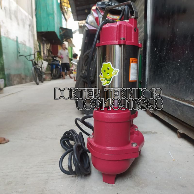 Jual Pompa Celup Air Kotor 3 Submersible Pump 1 Phase Heavy Duty