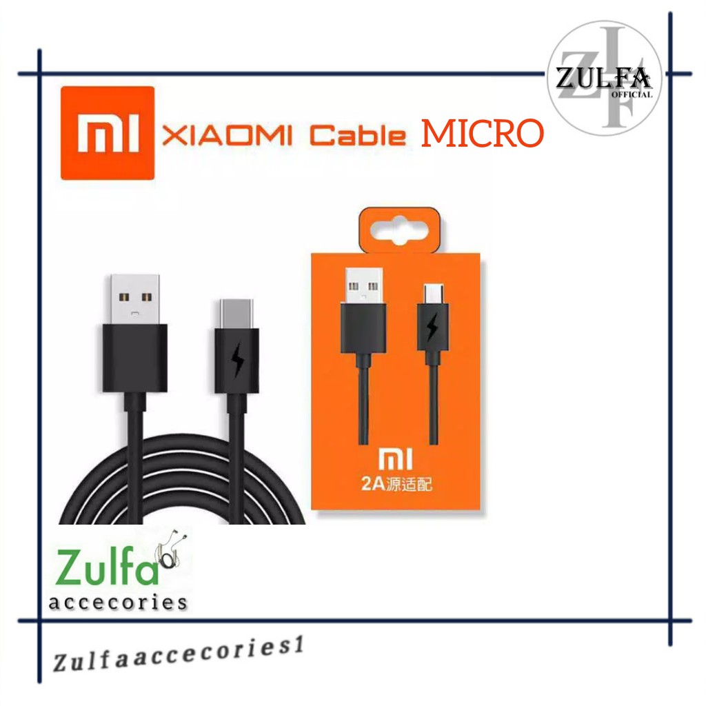 Jual Kabel Data Xiaomi Micro USB Original Cable Charger Mikro Android