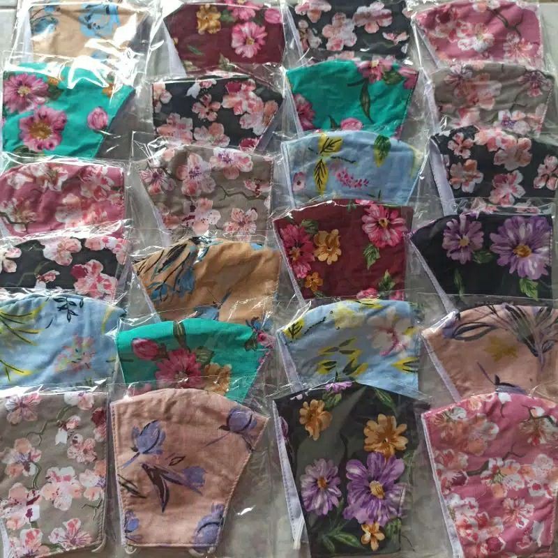 Jual Masker Kain Motif Ply Standart Sni Shopee Indonesia