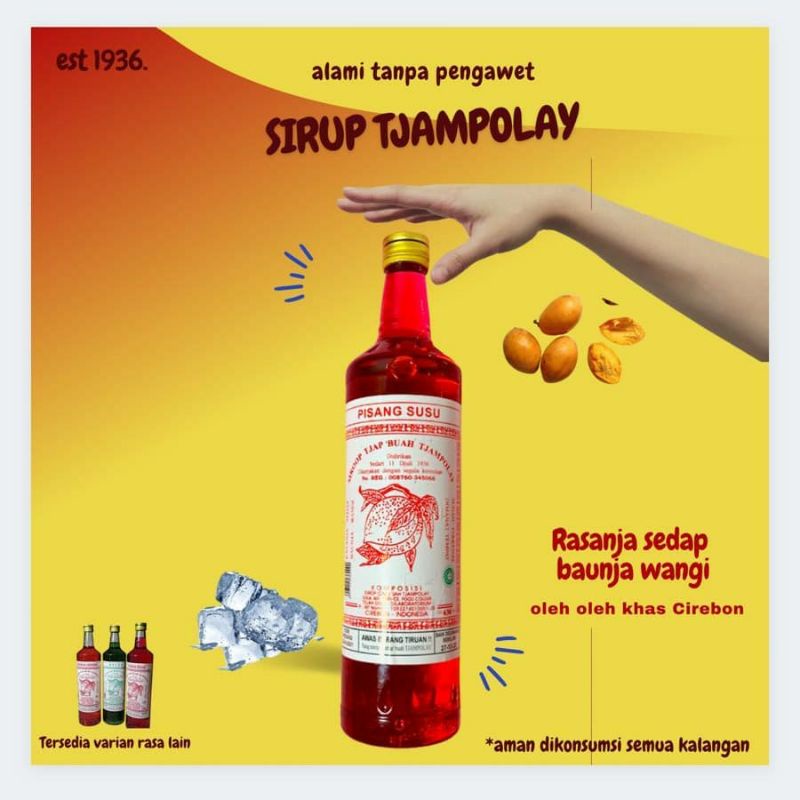 Jual Sirup Khas Cirebon Tjampolay Shopee Indonesia