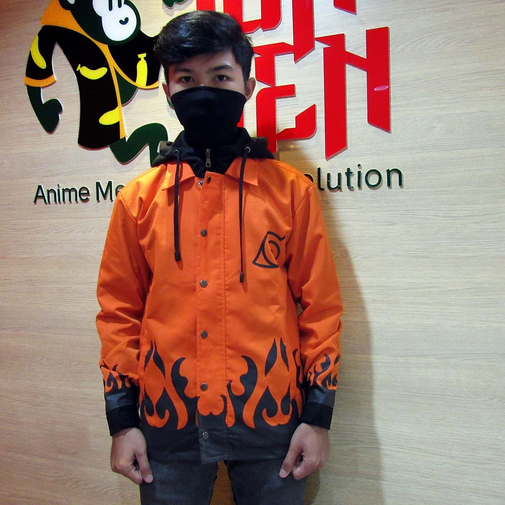 Jual Jaket Parka Konoha Naruto Shopee Indonesia