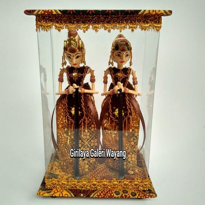 Jual Wayang Golek Rama Dan Shinta Miniatur Box Mika Shopee Indonesia