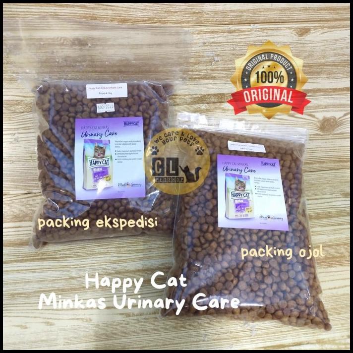 Jual Happy Cat Minkas Urinary Care 1 Kg Repack Shopee Indonesia