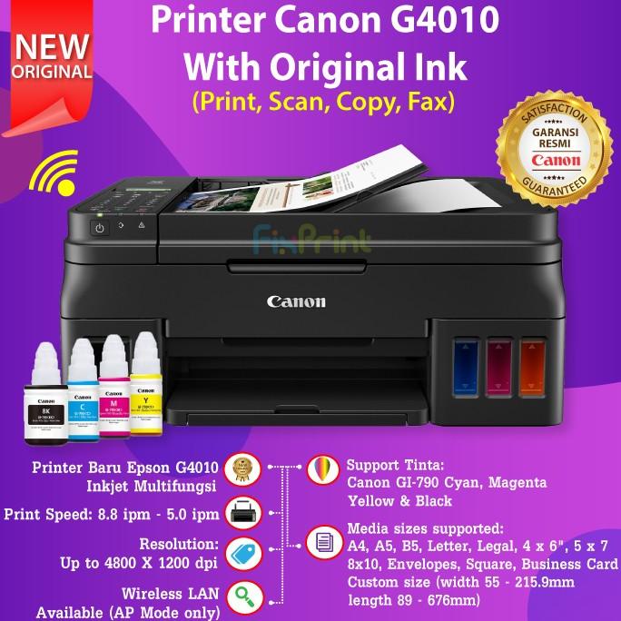 Jual Printer Canon Pixma G4010 G 4010 Inktank Multifunction Wifi Fax