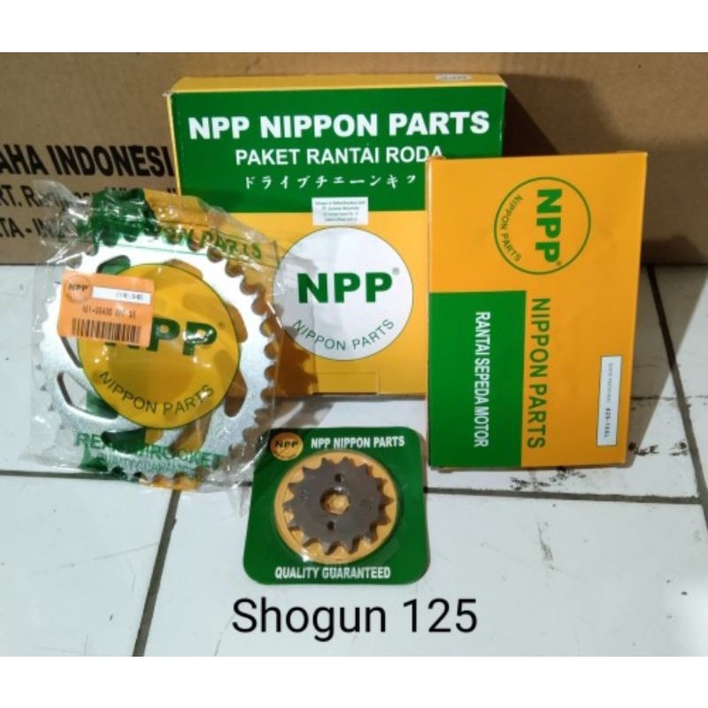 Jual NPP Gear Set Girset Paket Suzuki Smash New Shogun 125 NPP Gir Set