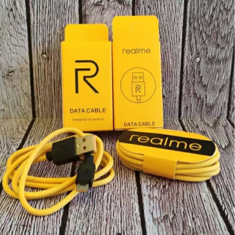 Jual KABEL DATA REALME FAST CHARGING USB MICRO TYPE C ORIGINAL 100