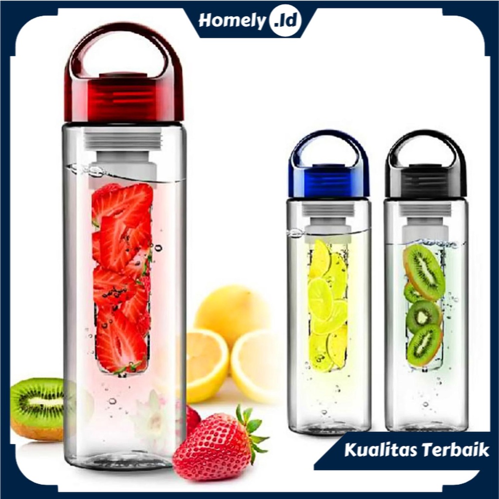 Jual Botol Minum Infuser Penyaring Teh Buah Lemon 700ml Tumbler Tea